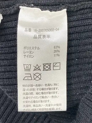 ニット/セーター/トップス/ブラック/ONE SIZE