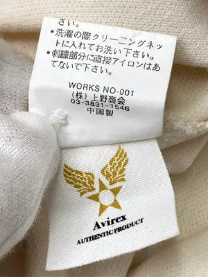 AVIREX/アヴィレックス/ポロシャツ/トップス/アイボリー/L
