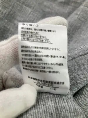 hareiro/Tシャツ/カットソー/トップス/グレー/M