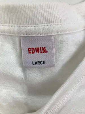 EDWIN/エドウィン/Tシャツ/カットソー/トップス/ホワイト/LARGE