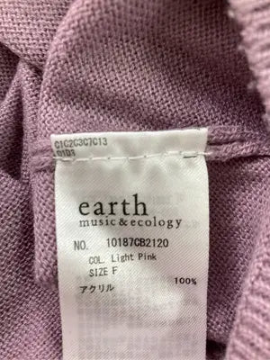 earth music&ecology/アースミュージックアンドエコロジー/ニット/セーター/トップス/パープル/F