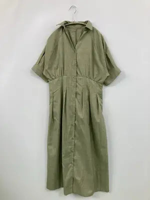 AZUL by MOUSSY/アズールバイマウジー/シャツワンピース/ワンピース/ドレス/グリーン/M