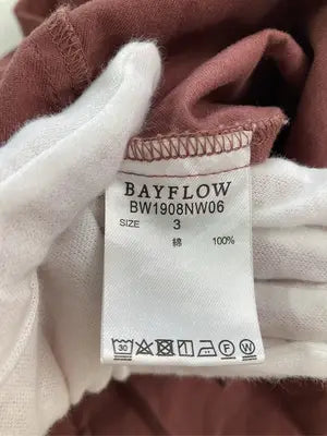 BAYFLOW/ベイフロー/シャツワンピース/ワンピース/ドレス/レッド/3