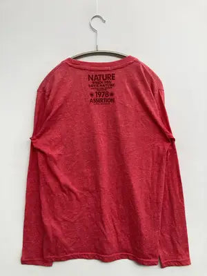 balmy & awaking/Tシャツ/カットソー/トップス/レッド/M