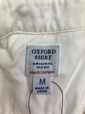 OXFORD SHIRT/シャツ/ブラウス/トップス/ホワイト/M
