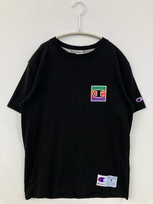 Champion/チャンピオン/Tシャツ/カットソー/トップス/ブラック/SMALL