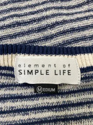 ELEMENT OF SIMPLE LIFE/ニット/セーター/トップス/ネイビー/M