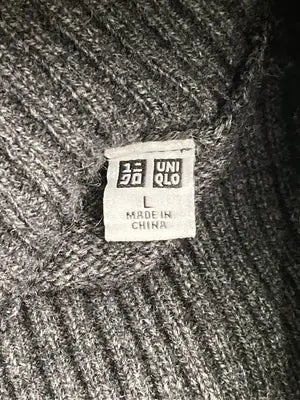 UNIQLO/ユニクロ/ニット/セーター/トップス/グレー/L