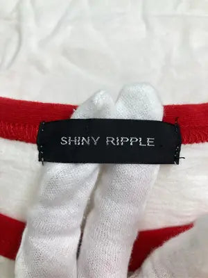 Shiny Ripple/Tシャツ/カットソー/トップス/ホワイト/L