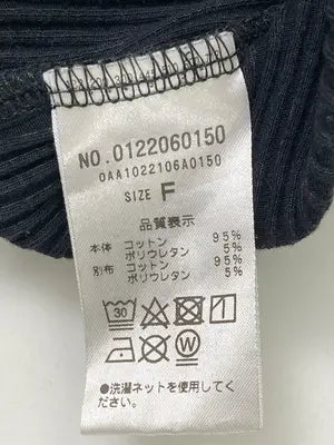 NICE CLAUP/ナイスクラップ/Tシャツ/カットソー/トップス/ブラック/F
