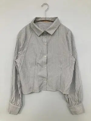 ems/エムズエキサイト/シャツ/ブラウス/トップス/グレー/F