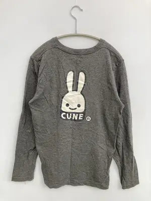 CUNE/キューン/Tシャツ/カットソー/トップス/グレー/S