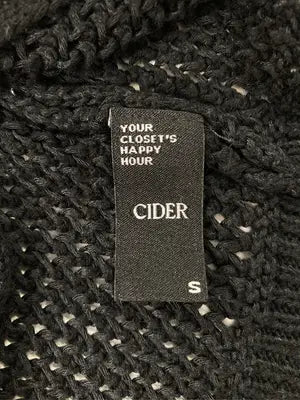 CIDER/サイダー/カーディガン/ボレロ/トップス/ブラック/S