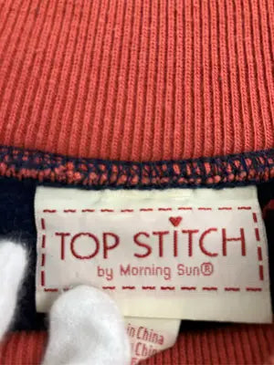 TOP STITCH by Morning Sun/スウェット/トップス/ネイビー/2X/2EG