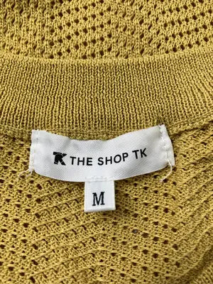 THE SHOP TK/ザショップティーケー/ニット/セーター/トップス/イエロー/M