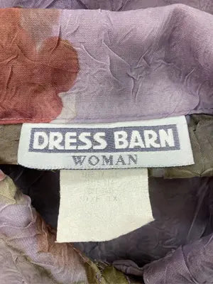 dressbarn/ドレスバーン/シャツ/ブラウス/トップス/パープル/3X
