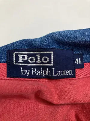 Polo by Ralph Lauren/ポロバイラルフローレン/ポロシャツ/トップス/レッド/4L