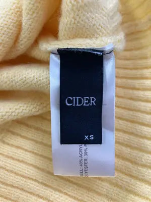 CIDER/サイダー/カーディガン/ボレロ/トップス/イエロー/XS
