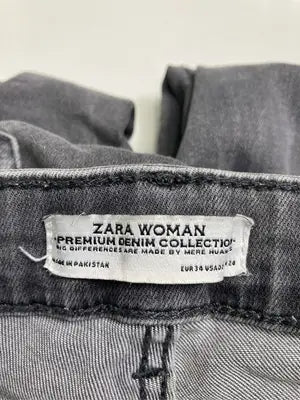 ZARA WOMAN/ザラウーマン/デニムパンツ/パンツ/グレー/EUR 34 USA 02 MEX 24
