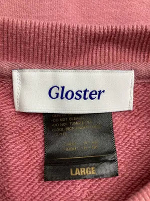 gloster/グロスター/スウェット/トップス/ピンク/LARGE