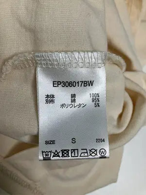 epnok/エプノック/Tシャツ/カットソー/トップス/アイボリー/S