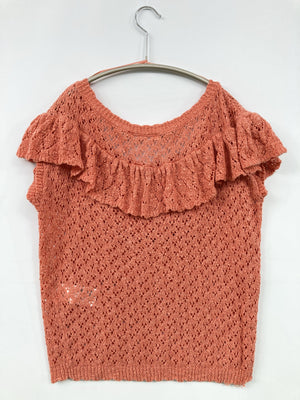 E hyphen world gallery peace/イーハイフンワールドギャラリーピース/ニット/セーター/トップス/レッド/F