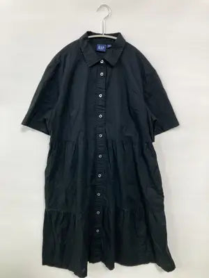 GAP/ギャップ/シャツワンピース/ワンピース/ドレス/ブラック/M