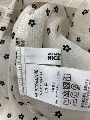 NICE CLAUP/ナイスクラップ/シャツ/ブラウス/トップス/ホワイト/F