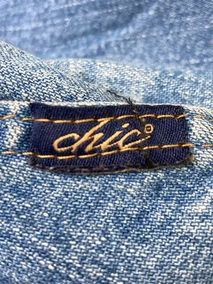chic/シック/デニムパンツ/パンツ/ブルー