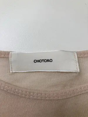 OHOTORO/オオトロ/Tシャツ/カットソー/トップス/ベージュ