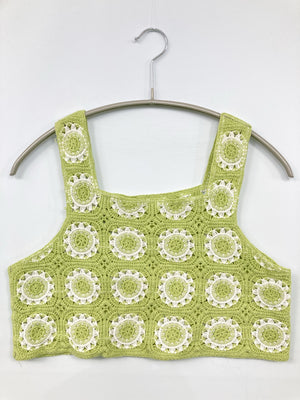 タンクトップ/トップス/ライトグリーン