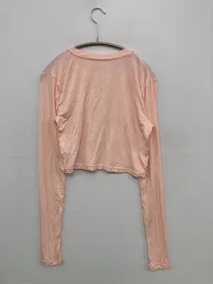 clear/クリア/Tシャツ/カットソー/トップス/オレンジ/F
