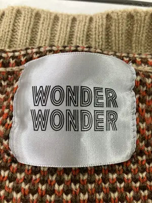 WONDER WONDER/ワンダーワンダー/ベスト/トップス/ブラウン/L