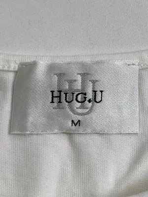 HUG U/ハグユー/Tシャツ/カットソー/トップス/ホワイト/M