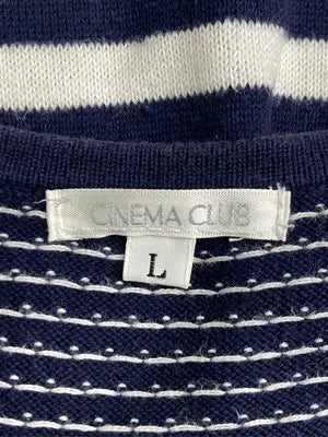 CINEMA CLUB/シネマクラブ/チュニック/ワンピース/ドレス/ネイビー/L