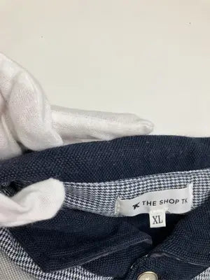 THE SHOP TK/ザショップティーケー/ポロシャツ/トップス/ネイビー/XL