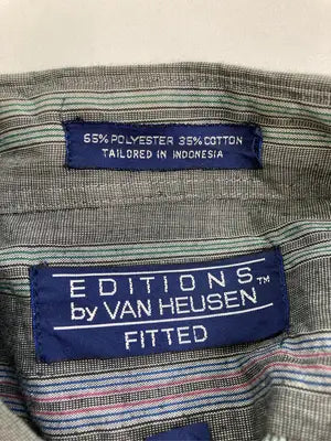 VAN HEUSEN/ヴァンヒューゼン/シャツ/ブラウス/トップス/グレー/L