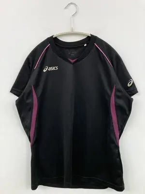 asics/アシックス/Tシャツ/カットソー/トップス/ブラック/L