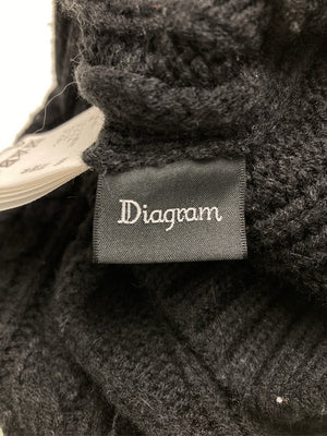 Diagram/ダイアグラム/シャツ/ブラウス/トップス/グレー/36