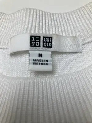 UNIQLO/ユニクロ/Tシャツ/カットソー/トップス/ホワイト/M