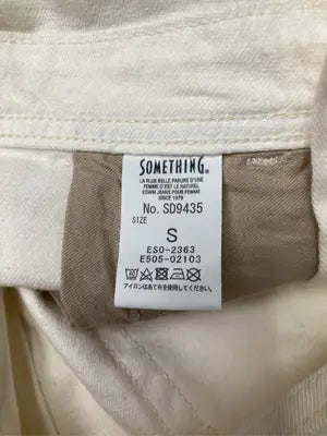 SOMETHING/サムシング/サロペット/オーバーオール/オールインワン・サロペット/アイボリー/S