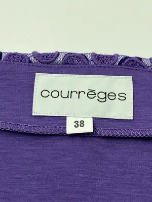 courreges/クレージュ/チュニック/ワンピース/ドレス/パープル/38