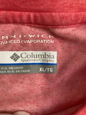Columbia/コロンビア/Tシャツ/カットソー/トップス/レッド/XL