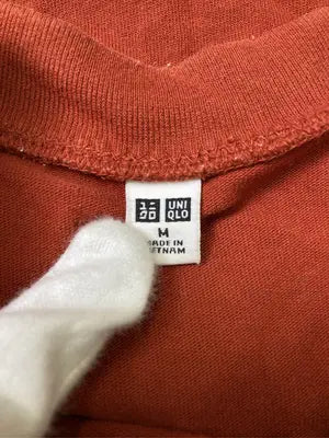 UNIQLO/ユニクロ/Tシャツ/カットソー/トップス/レッド/M