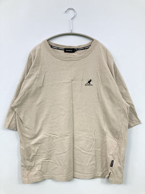 KANGOL/カンゴール/Tシャツ/カットソー/トップス/ベージュ/L