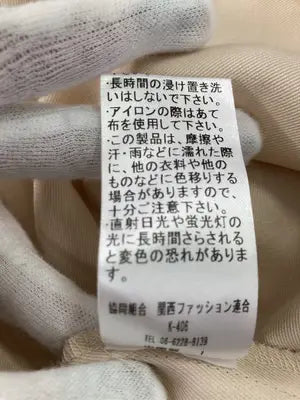 ワンピース/ワンピース/ドレス/ベージュ/F