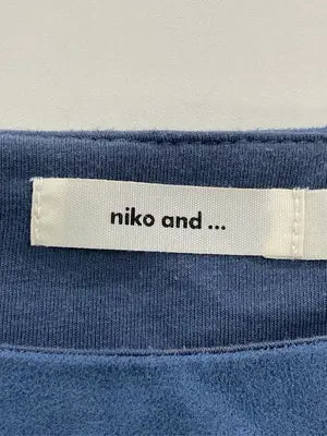 niko and .../ニコアンド/Tシャツ/カットソー/トップス/ブルー/3