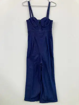 ME&ME COUTURE/つなぎ/オールインワン/オールインワン・サロペット/ブルー/0