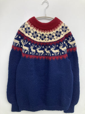 ニット/セーター/トップス/ネイビー