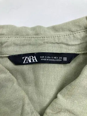ZARA/ザラ/シャツワンピース/ワンピース/ドレス/カーキ/EUR S/USA S/MEX 26
